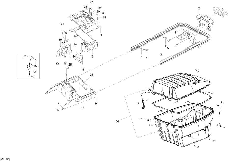 Snowmobiles lynx  - Rack - Rack