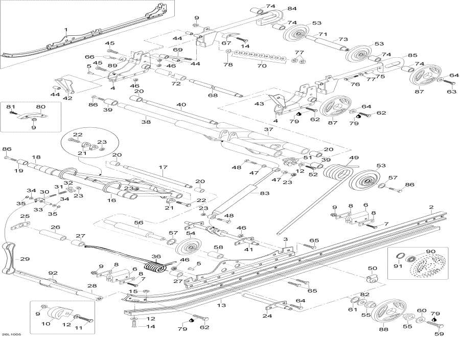  Lynx  - Rear Suspension, 