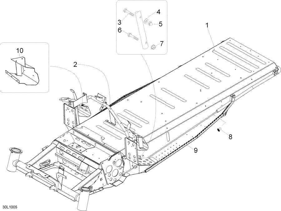 Snowmobile Lynx  - Frame
