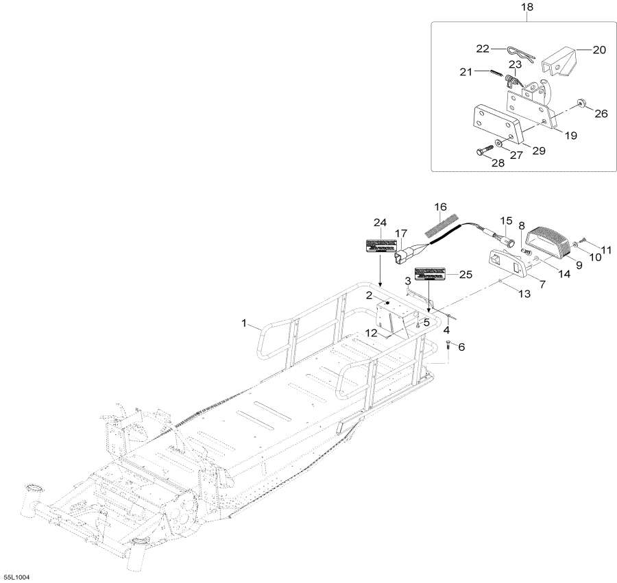 Snowmobile lynx  - Rack (y) / Rack (army)