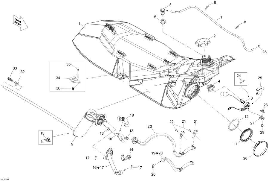 Snow mobile   - Fuel System /  