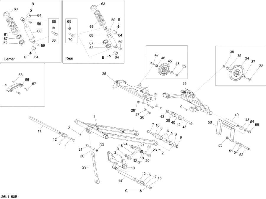  Lynx  - Rear Suspension /  