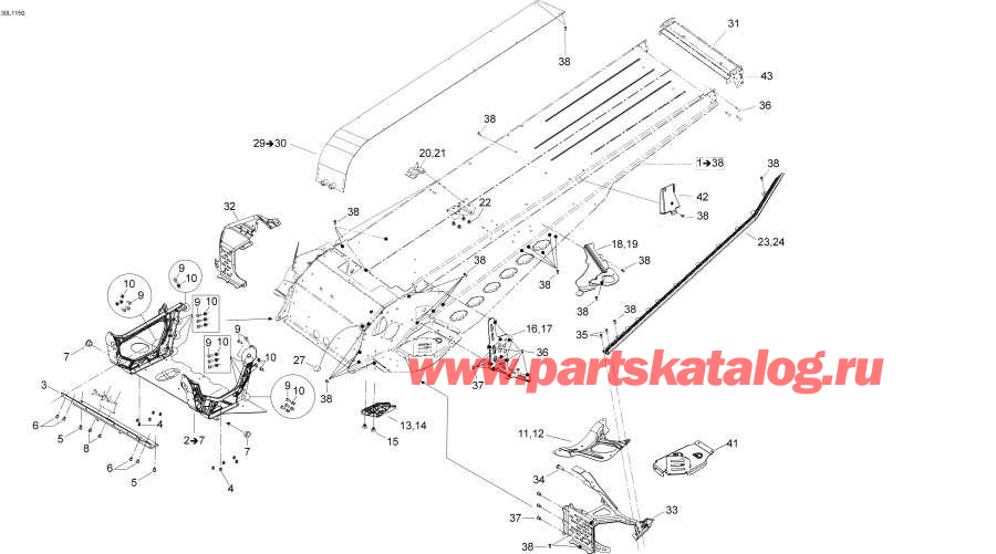 Snowmobile   - Frame