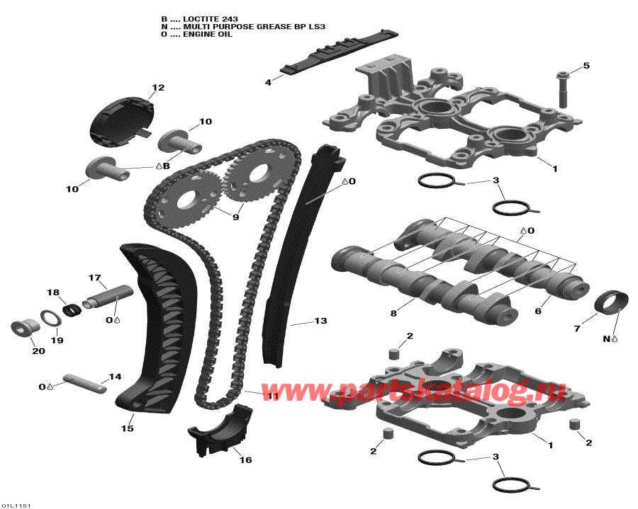  Lynx  -      / Camshafts And Timing Chain