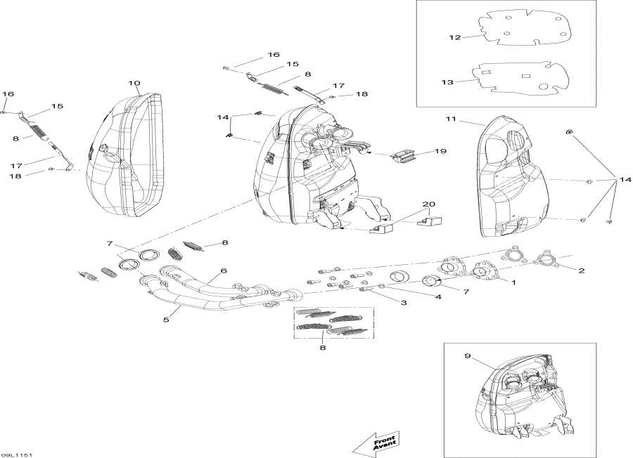 Snowmobile lynx  -   - Exhaust System