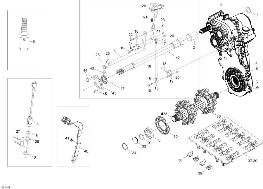 Snowmobiles lynx  - Drive System / Drive System