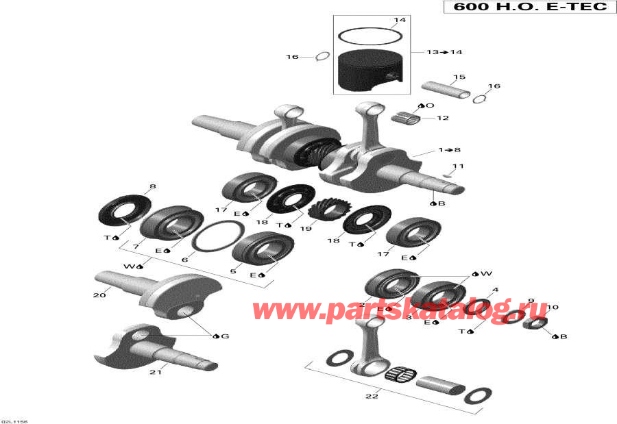 Lynx  -    - Crankshaft And Pistons