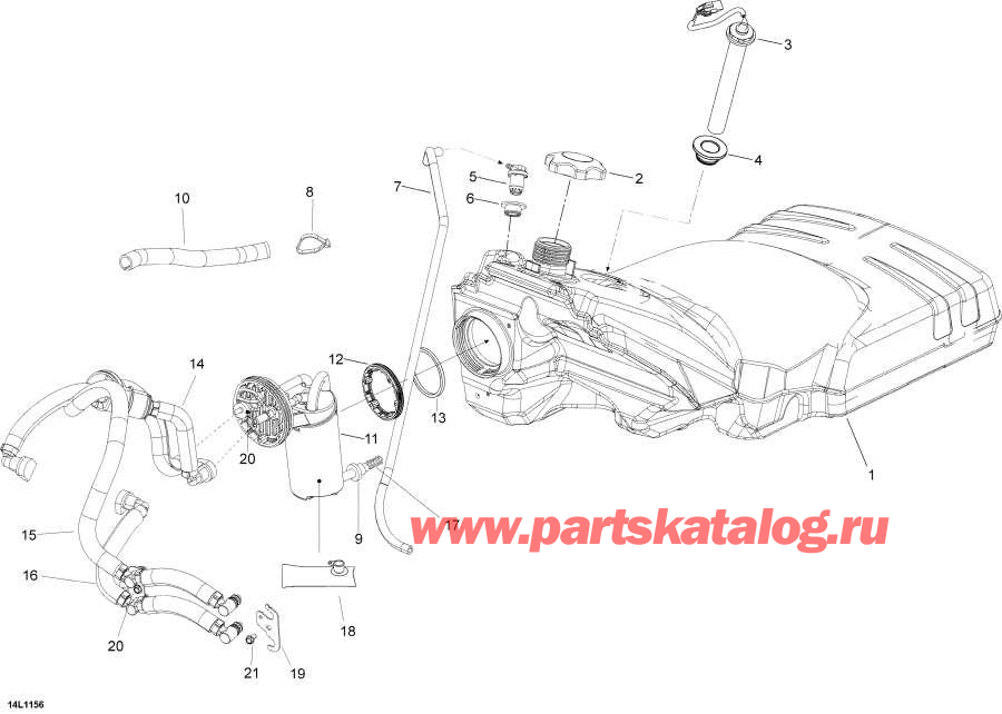 Snow mobile lynx  -   - Fuel System