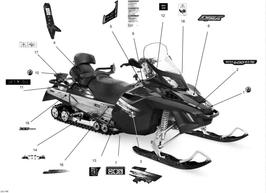 Snowmobile   - Decals / 