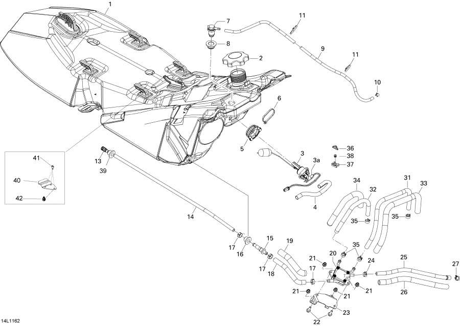 Snow mobile Lynx  - Fuel System