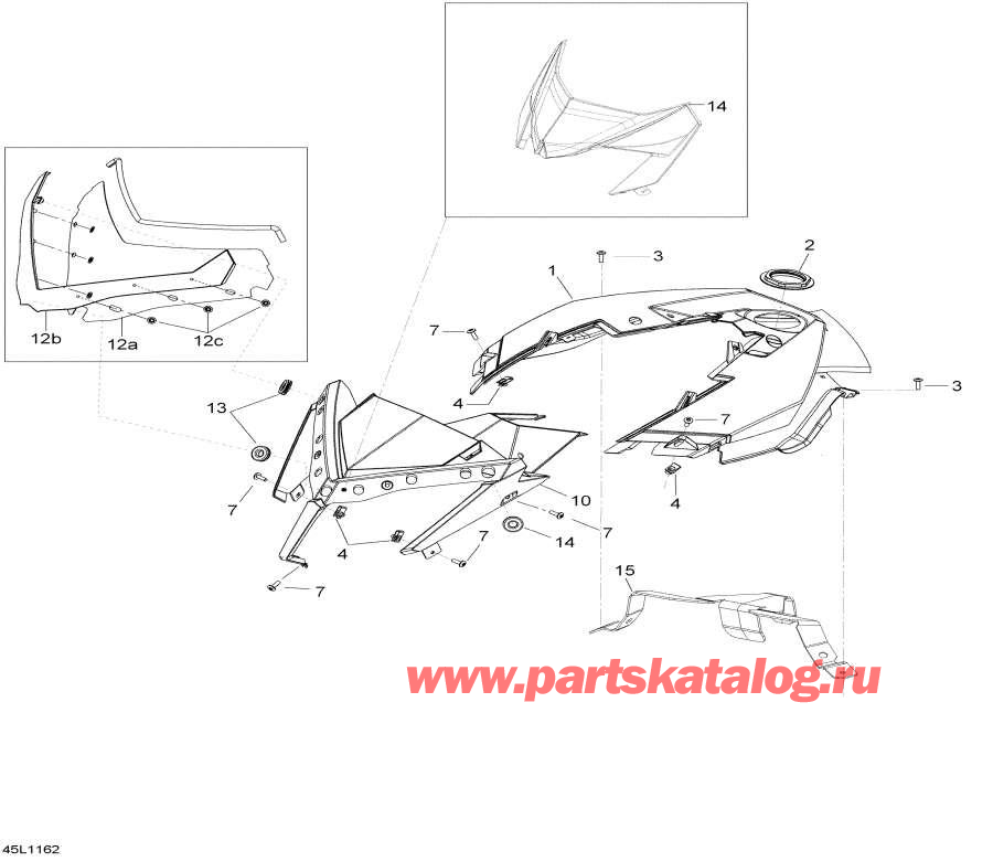 Snowmobiles lynx  - Windshield And Console