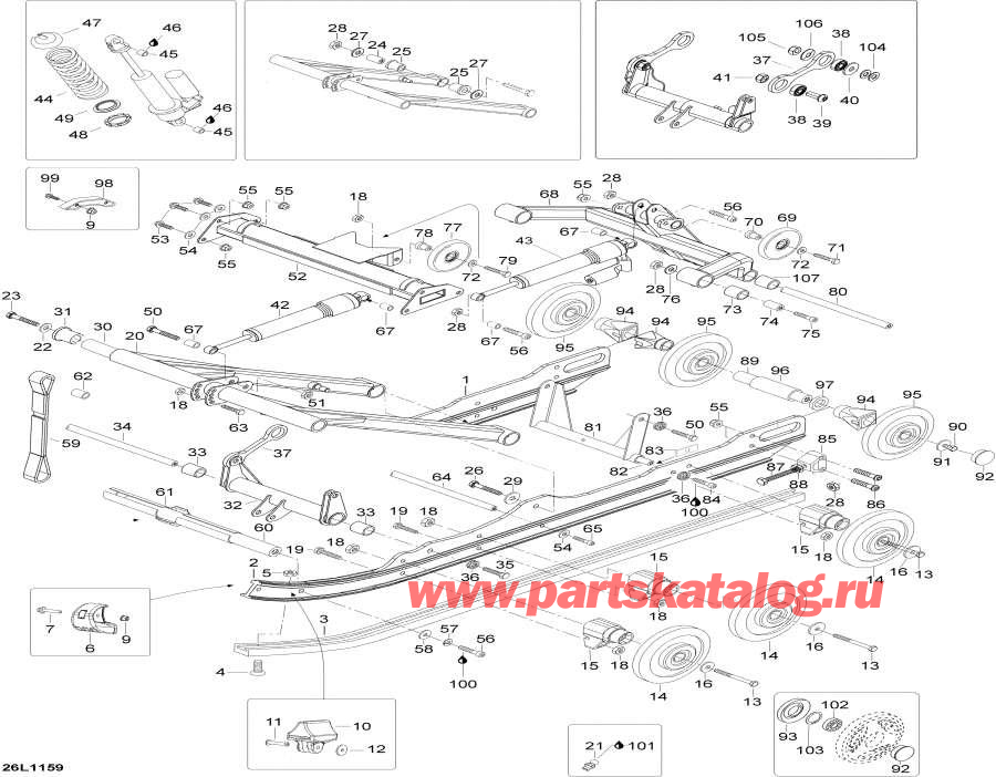 Snowmobile   -   - Rear Suspension