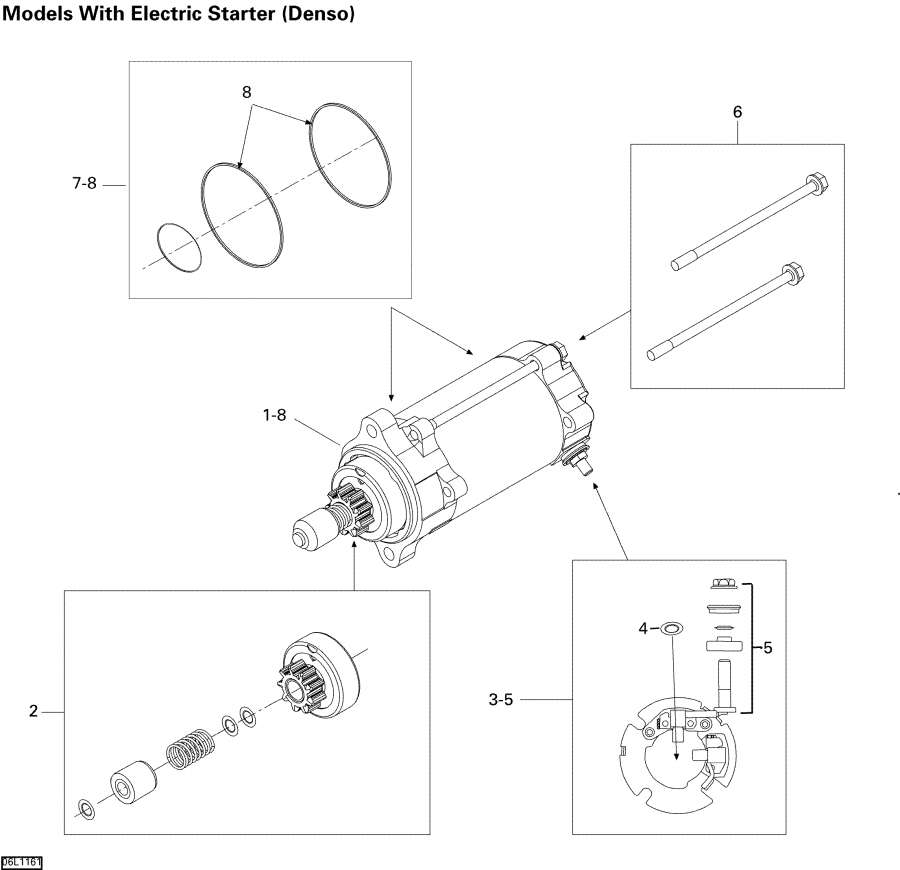 Snowmobiles lynx  - Electric Starter