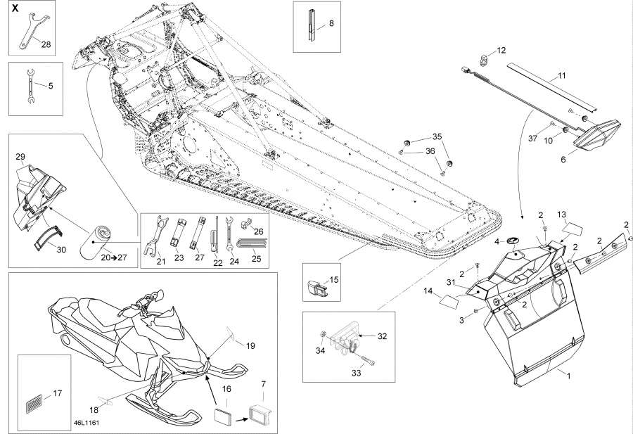 Snowmobiles lynx  - Utilities