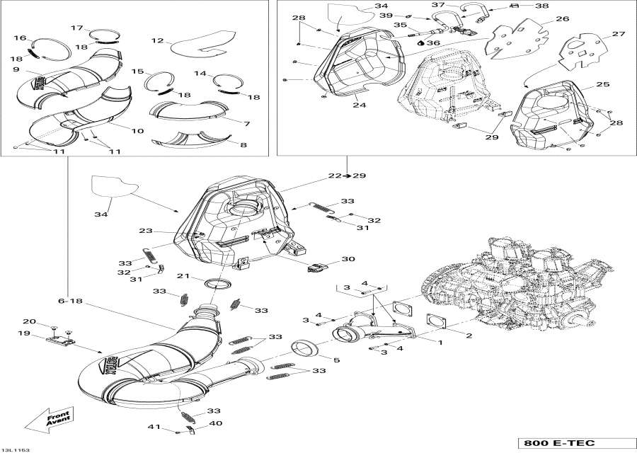 Snowmobile   -   / Exhaust System