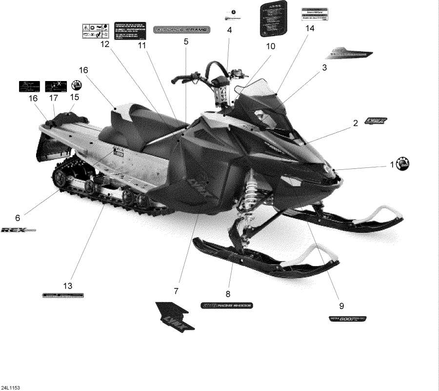 Snowmobile lynx  - 