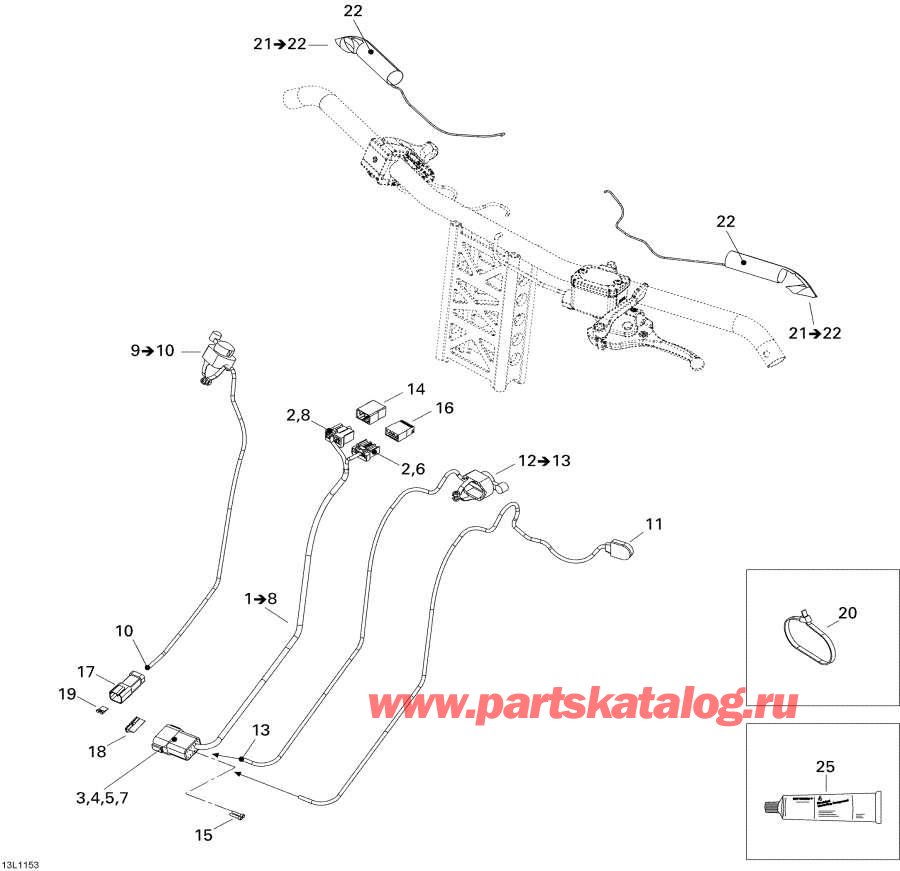  Lynx  - Steering Harness /    