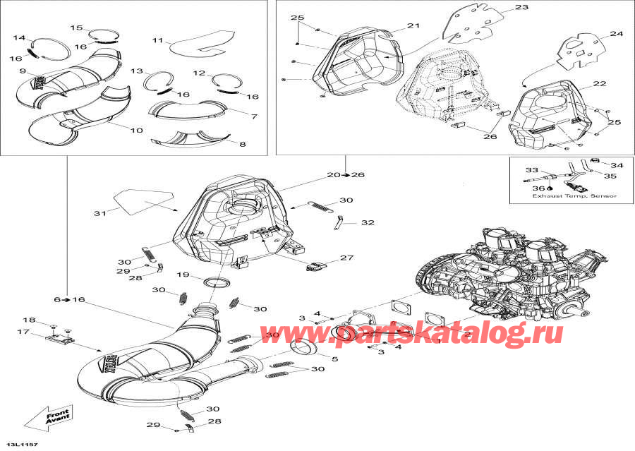  lynx  - Exhaust System -  