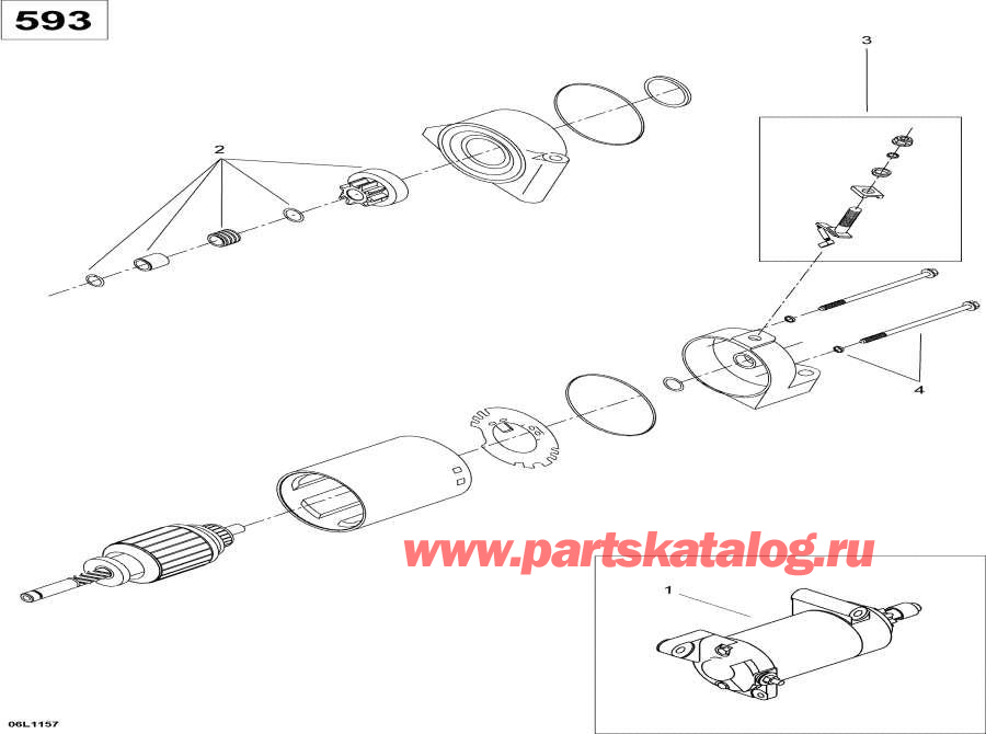 Snowmobiles   - Electric Starter