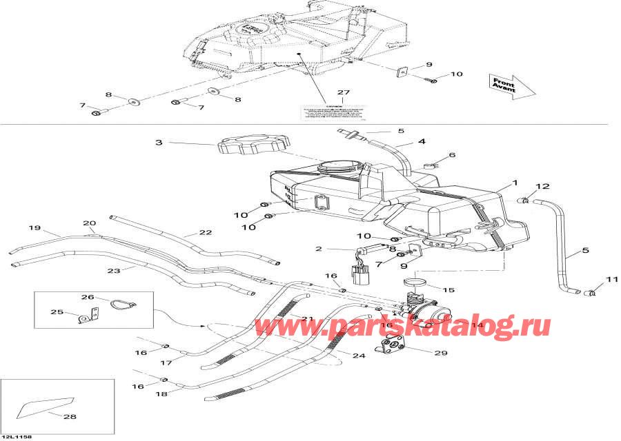 Snowmobile   - Oil System - Oil System