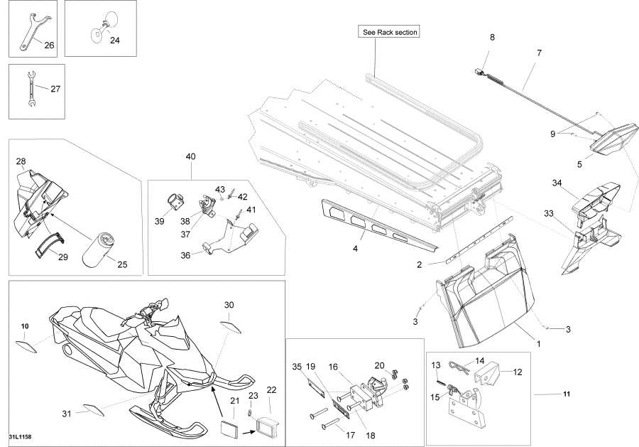 Snow mobile lynx  - Utilities - Utilities