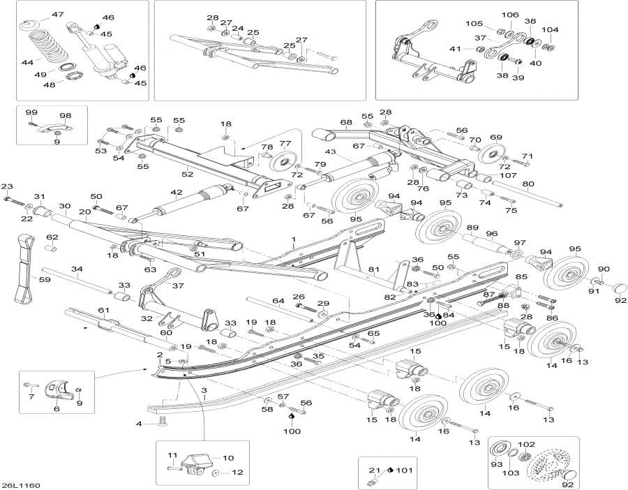 ��������� �����  - Rear Suspension