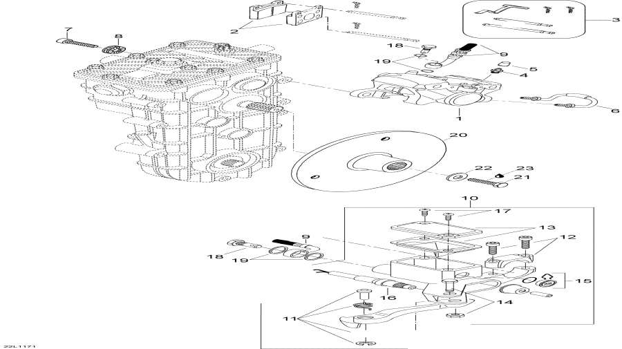 Snowmobile Lynx  - Brake / 