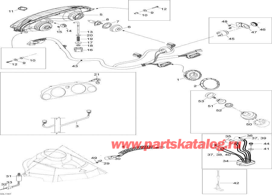 Snow mobile Lynx  - Electrical Accessories /  