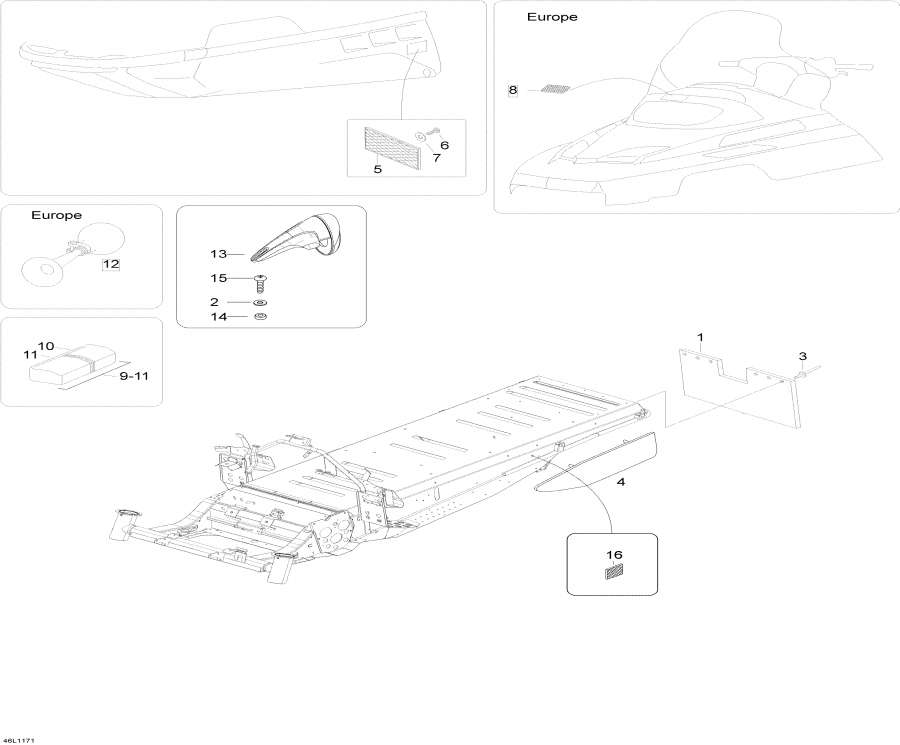 Snowmobile Lynx  - Utilities