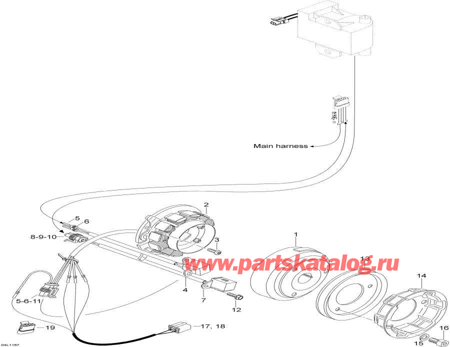 Snowmobile lynx  -  / Magneto