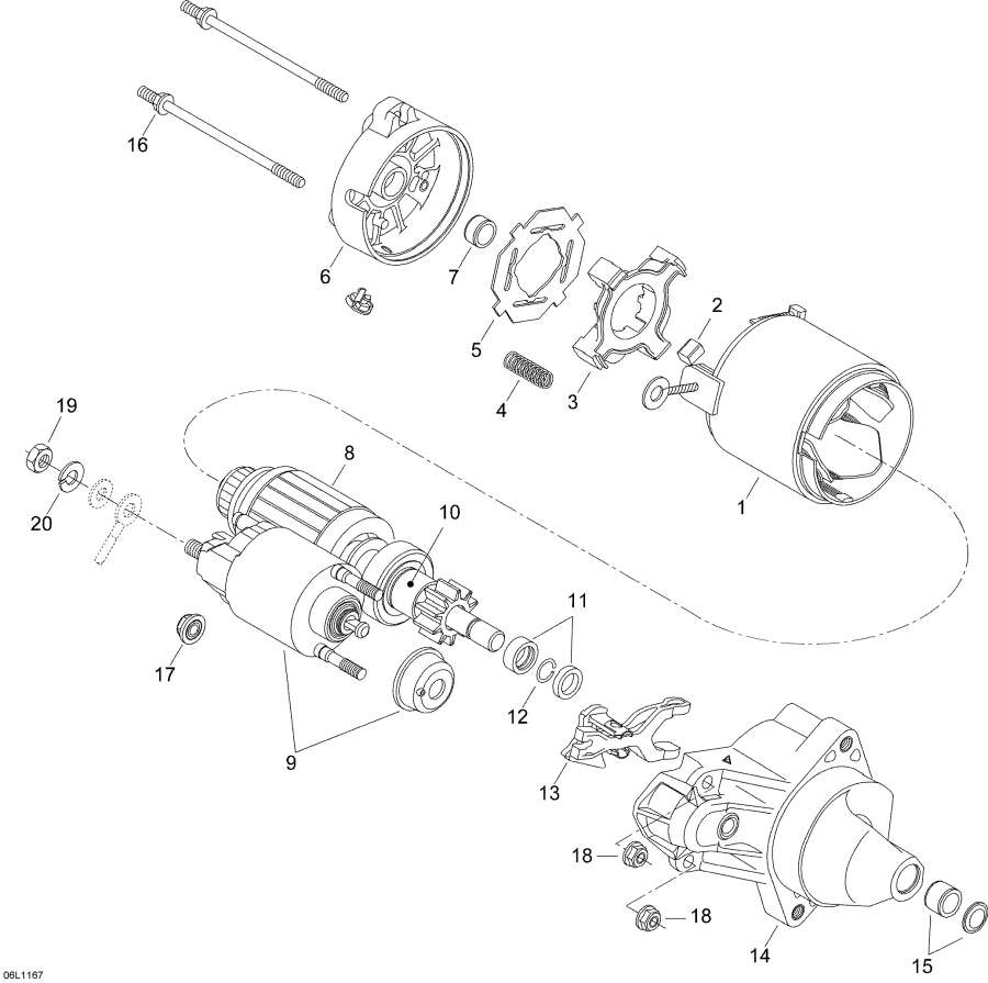 Snowmobile Lynx  - Electric Starter - 