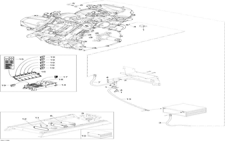 Snow mobile lynx  -  - Electric Starter