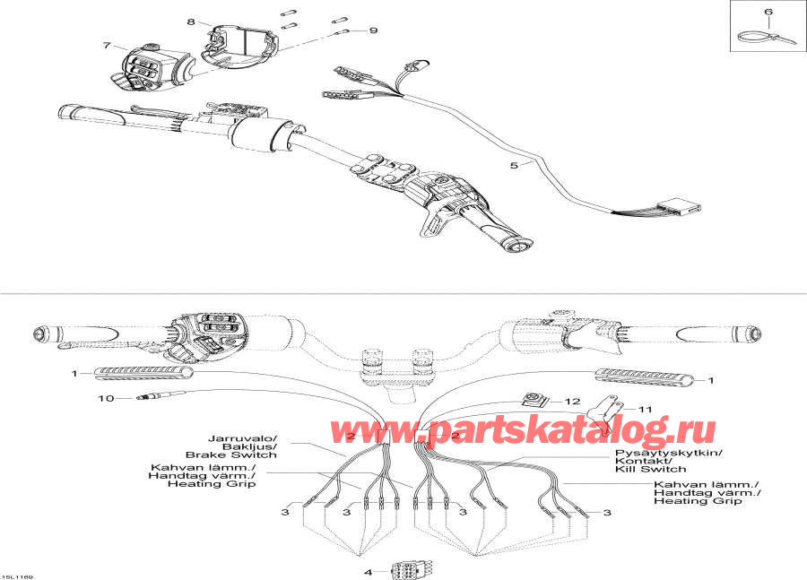 Snowmobile   -     / Steering Harness