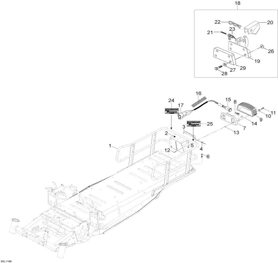 Snowmobile Lynx  - Rack - Rack
