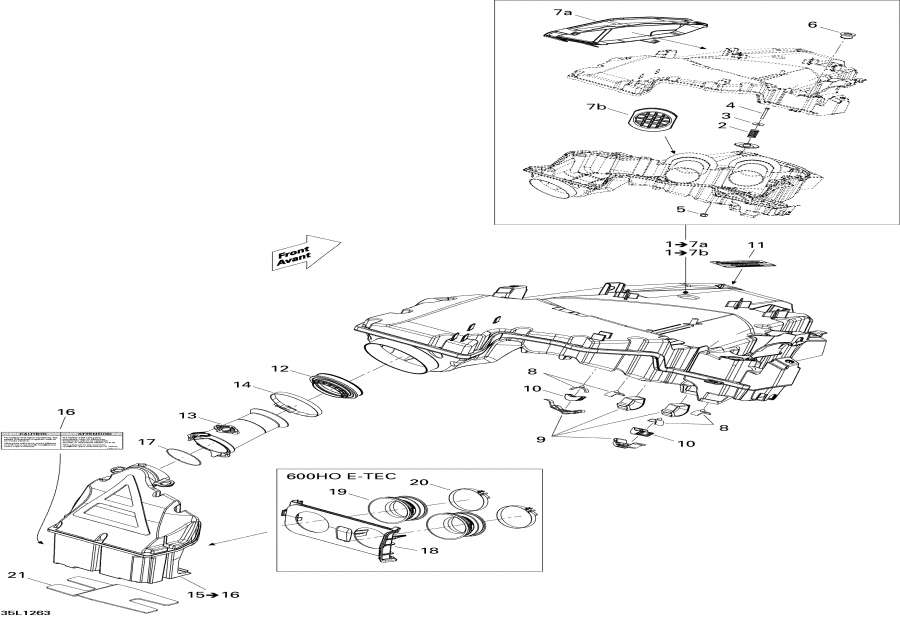 Snowmobile   - Air Intake System / Air   System