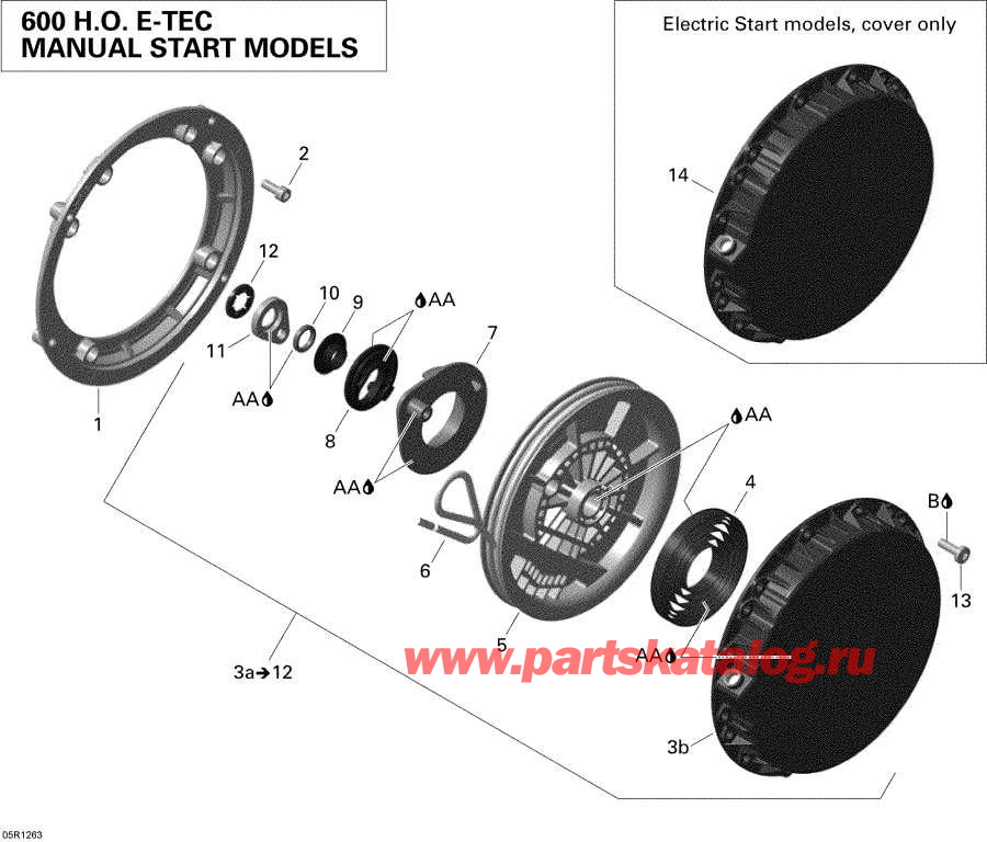 Snow mobile lynx  - Rewind  / Rewind Starter