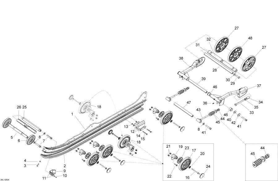 Snowmobiles Lynx  - Rear Suspension -  