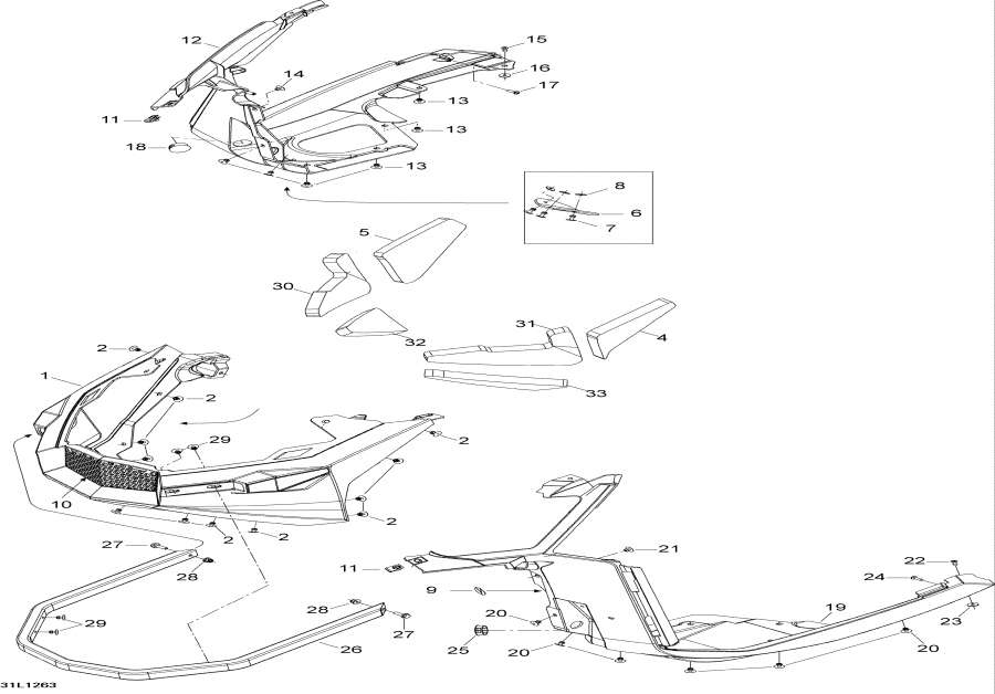 Snowmobiles lynx  -   / Bottom Pan