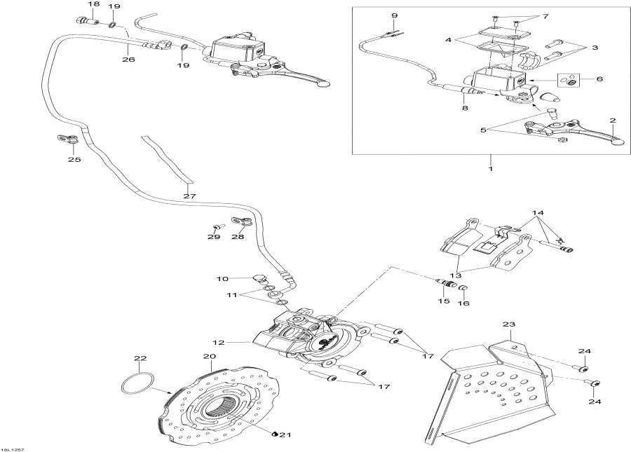 Snow mobile   - Hydraulic 