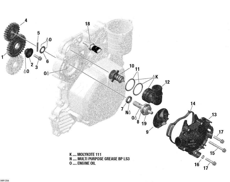 Snowmobile   - Engine Cooling /  