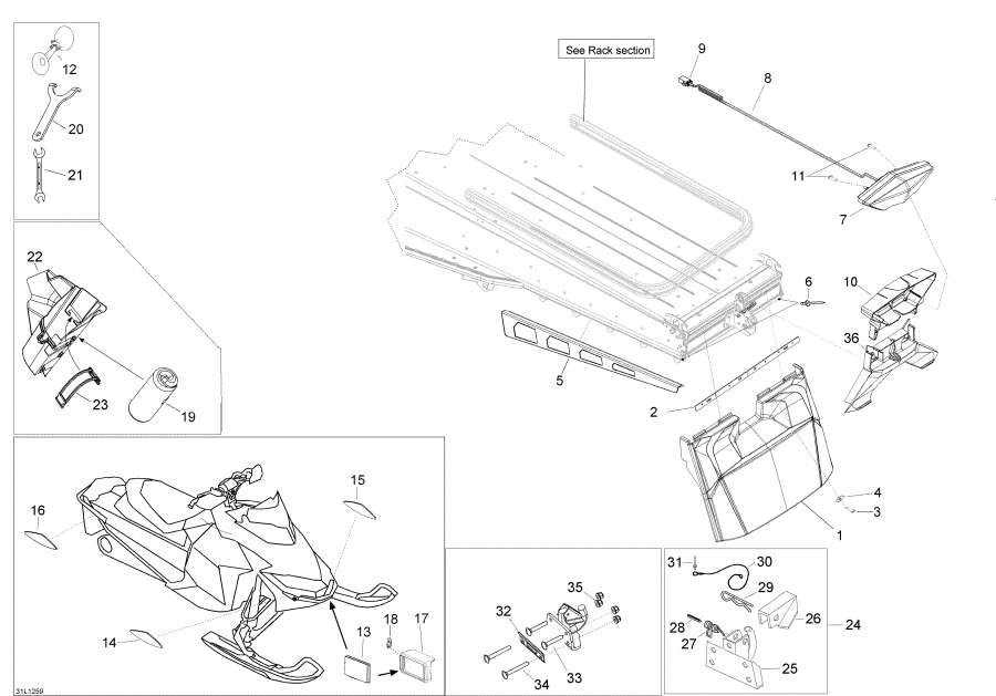 Snowmobiles lynx  - Utilities