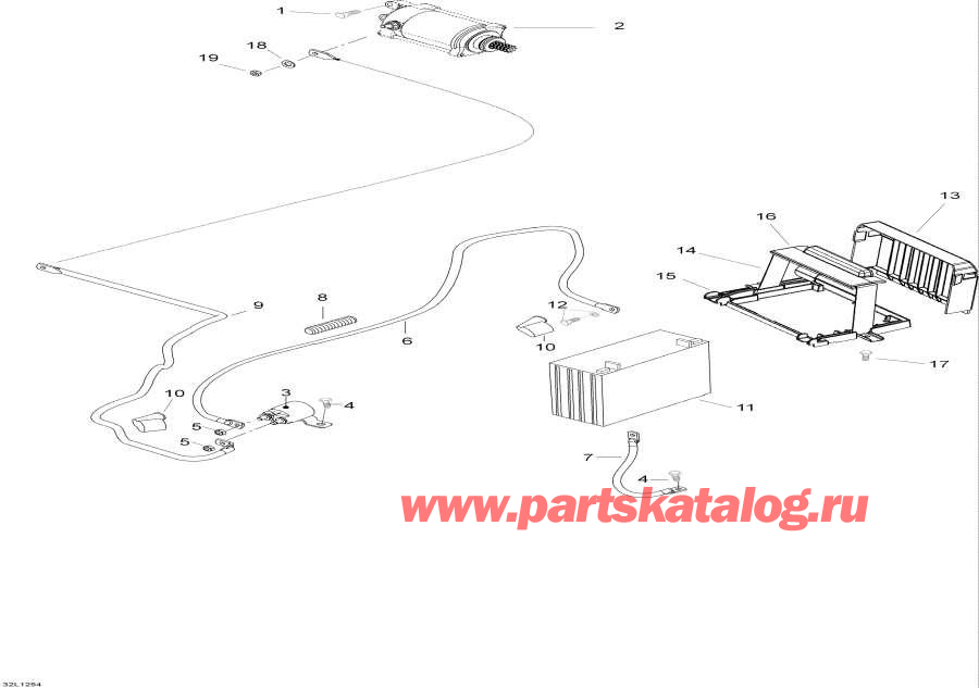  lynx  - Battery And Electric Starter / Battery  