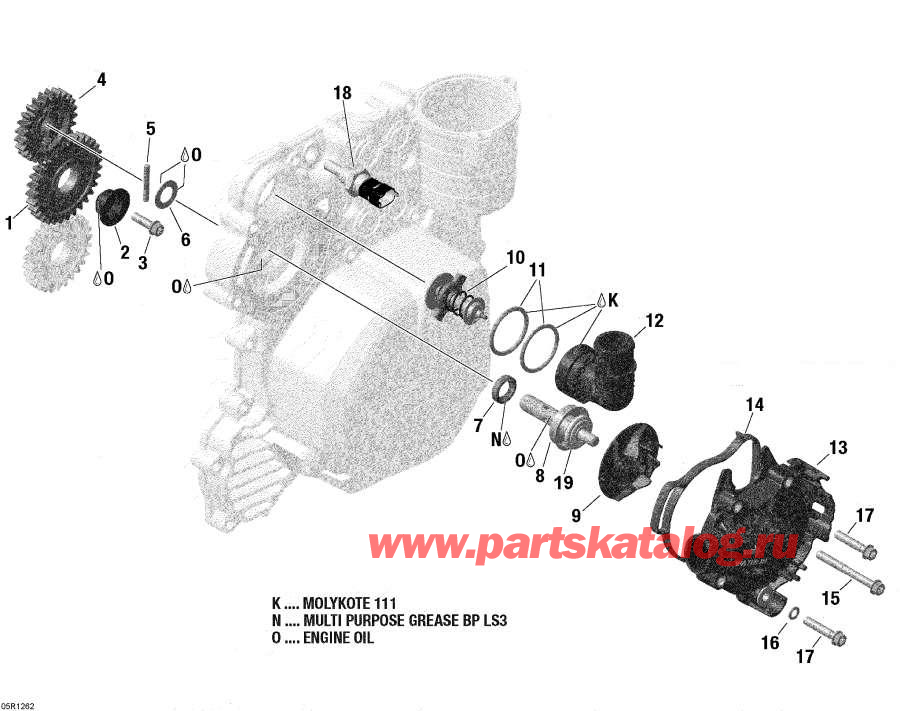 Snowmobile Lynx  - Engine Cooling /  