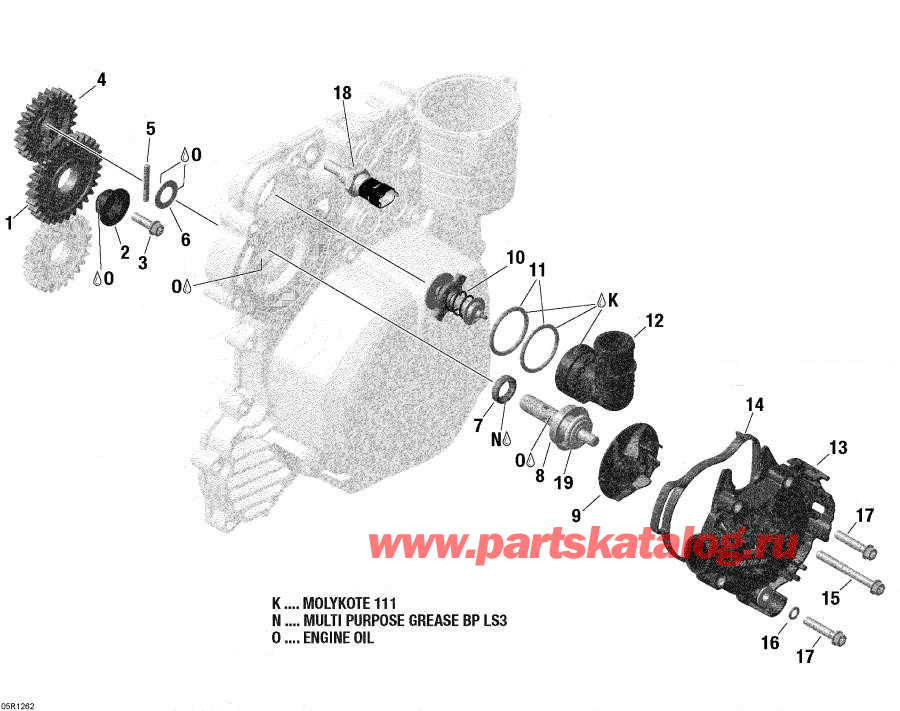 Snowmobiles Lynx  - Engine Cooling, 