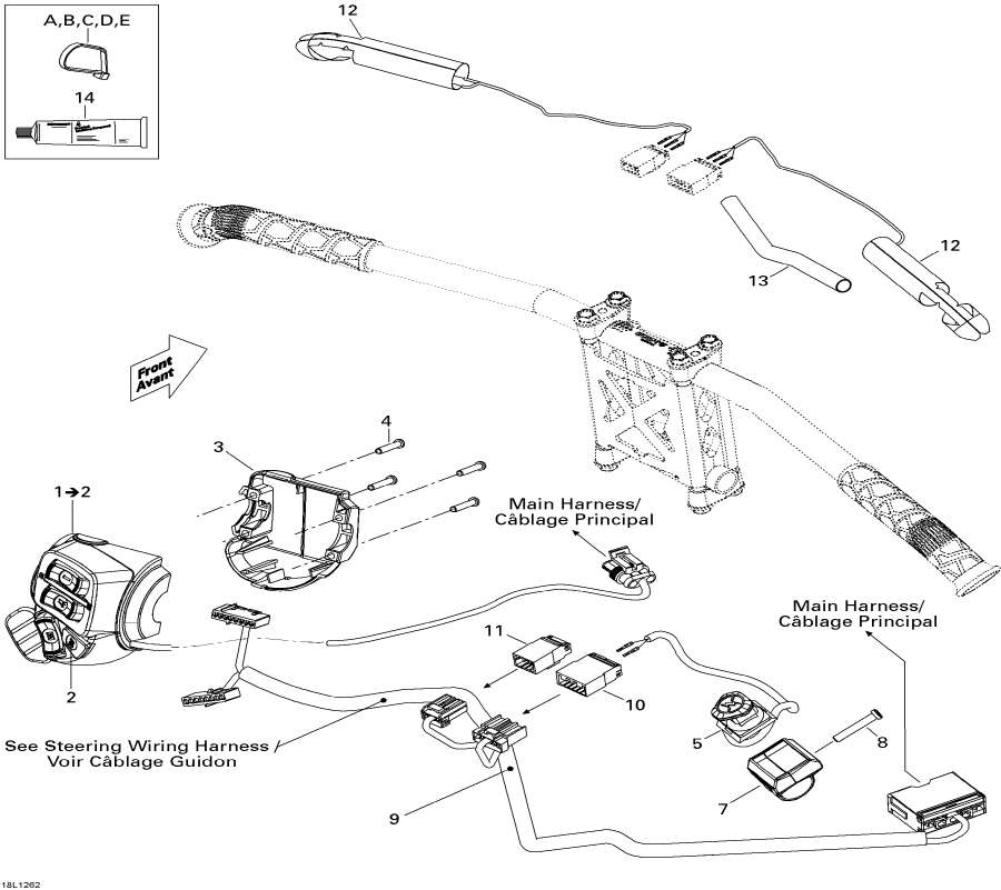  Lynx  -  ,   - Electrical Accessories, Steering