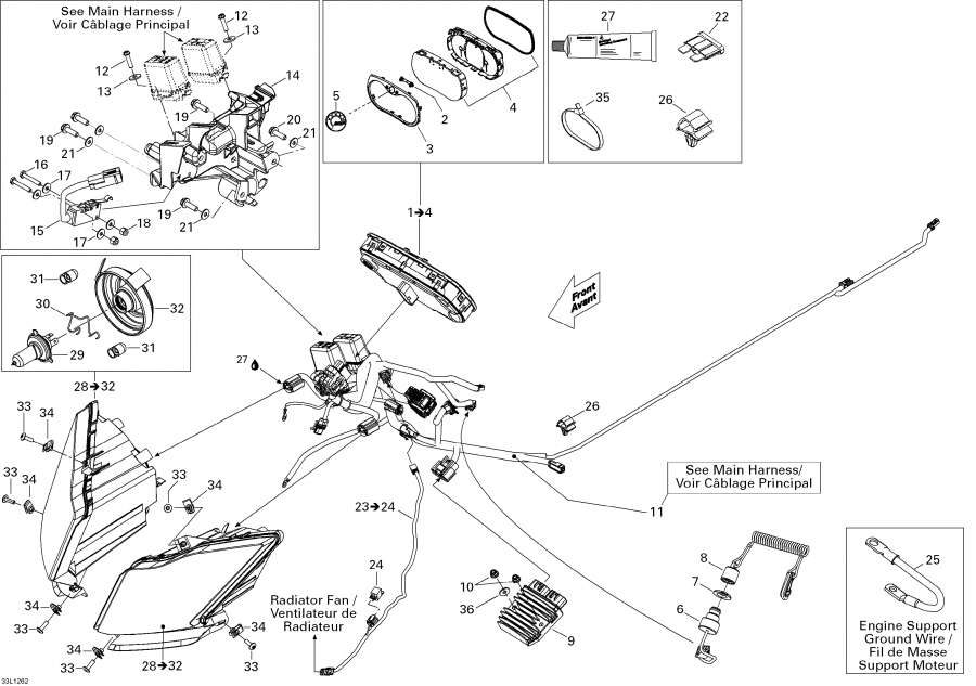 Snow mobile   -  System - Electrical System