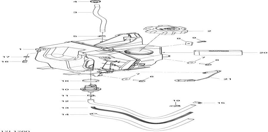 Snowmobile lynx  - Oil System / Oil System