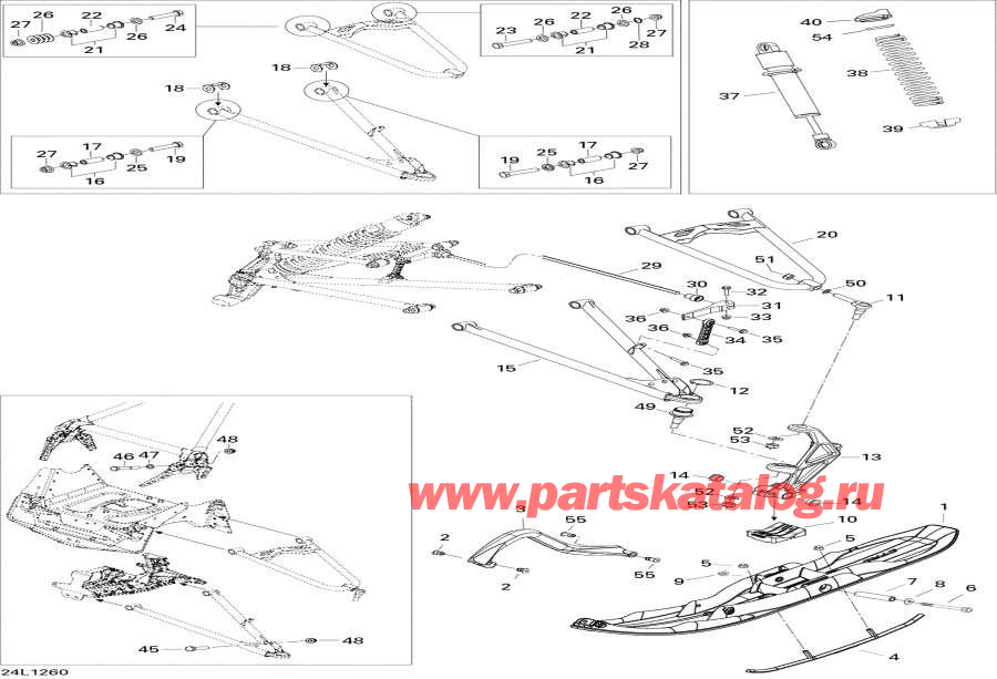 Snowmobiles   - Front Suspension And Ski /    