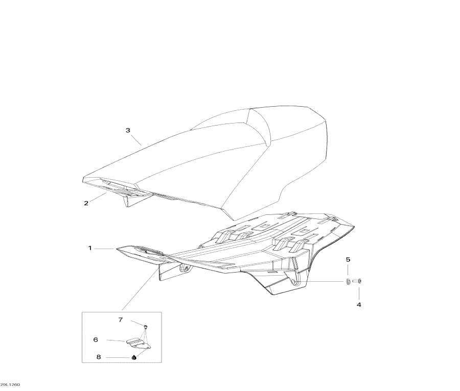 Snowmobile   - Seat - 