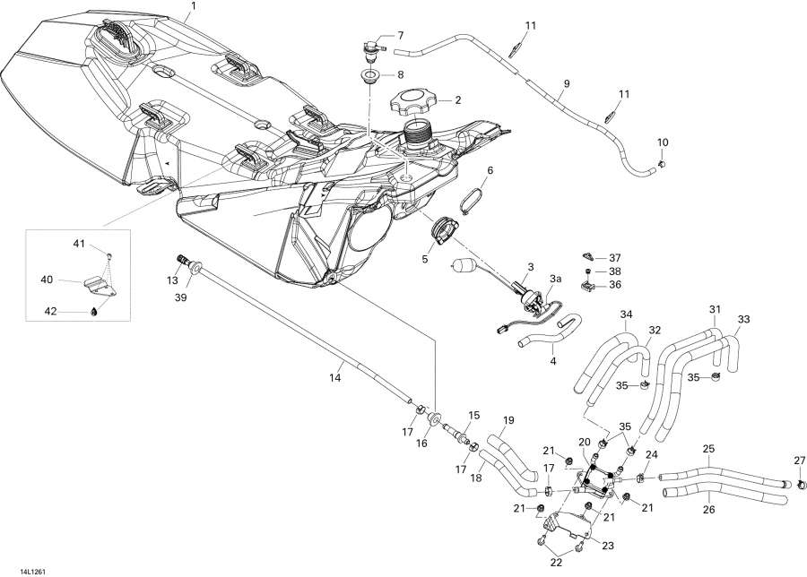 Snowmobile   - Fuel System -  